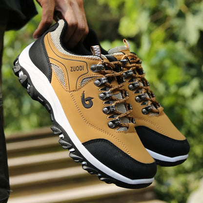 Chaussures Décontractées Homme en Cuir – Sneakers Légères Style Tennis | Printemps, Automne, Hiver FelizShop