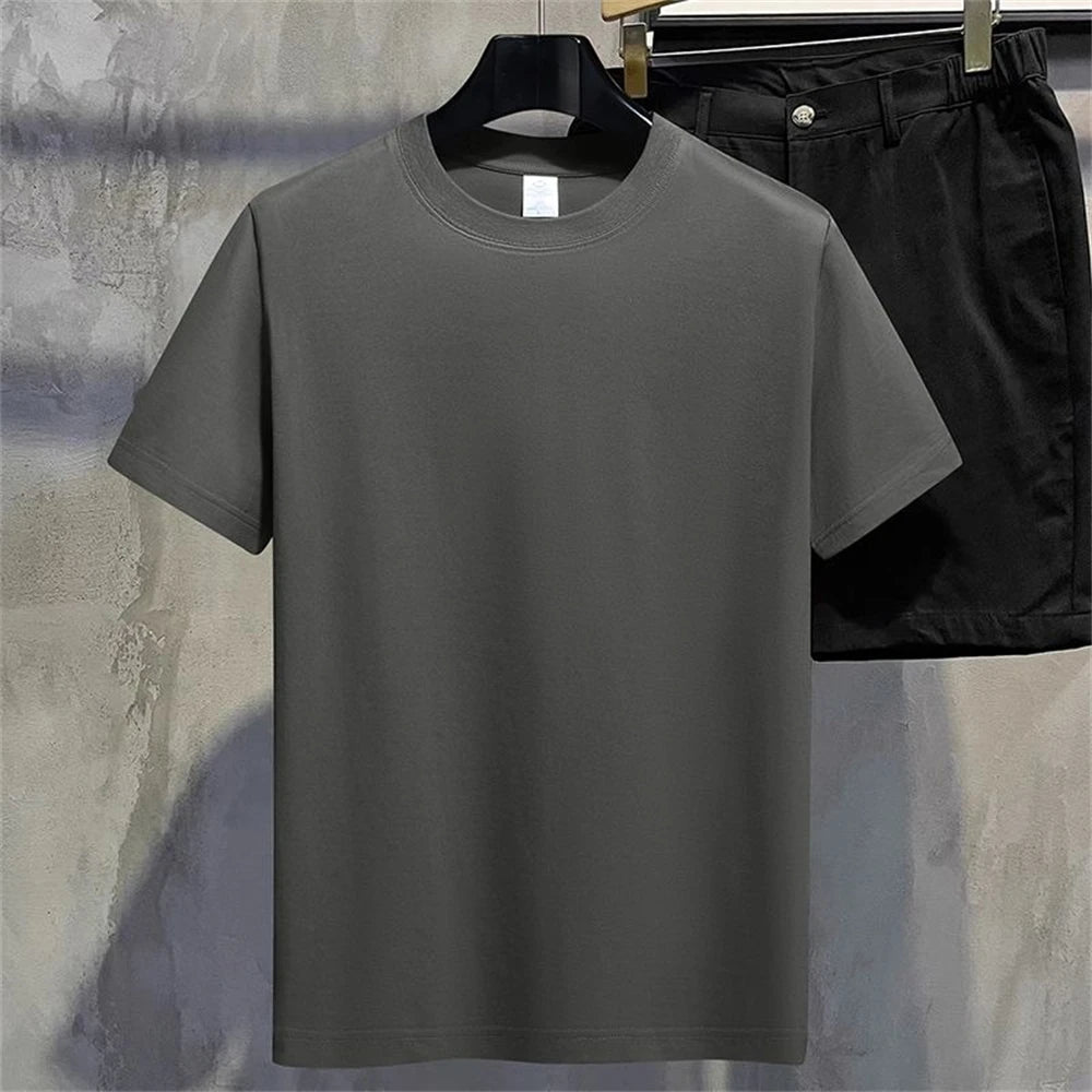 T-shirt Unisexe d’Été en Coton – Col Rond Uni🚚 Livraison rapide en 8 à 12 jours ouvrés depuis la France FelizShop