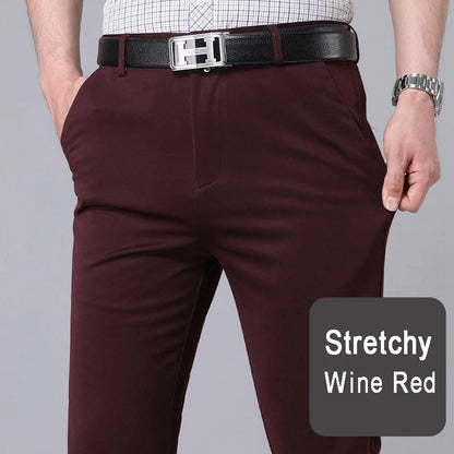 Pantalon Homme Stretch Noir – Style Smart Casual | Bureau & Quotidien
Tailles : 30 à 38 (EU)
Matière : tissu stretch confortable, séchage rapide
Coupe : droite, ajustée sans être trop serrée
Saison : printemps et aut FelizShop