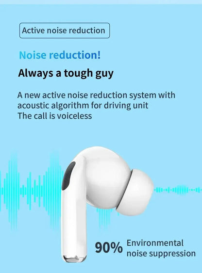 Air Pro True Wireless Bluetooth Earphones Headphones Bin Lanyard HiFi Sound Low Latency Noise Reduction Earbuds for IOS Android FelizShop