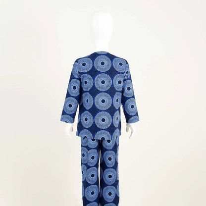 Ensemble Africain Garçon 2 Pièces – Chemise & Pantalon FelizShop