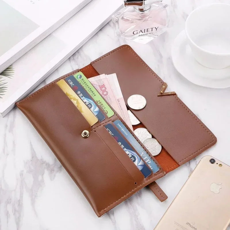 Portefeuille Femme Cuir 2023 – Pochette Enveloppe Chic, Porte-Monnaie & Cartes🚚Livraison rapide gratuite et sécurisée FelizShop