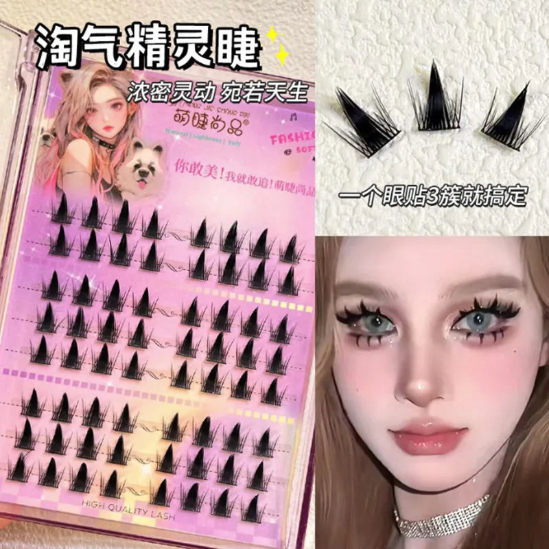 Faux-cils Segments Effet Fox Eyes – Regard Allongé & Naturel🚚Livraison gratuite rapide et sécurisé FR FelizShop