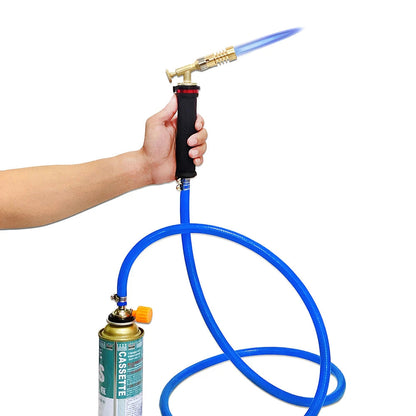 Chalumeau à gaz butane professionnel avec tuyau – Soudage et brasage FelizShop