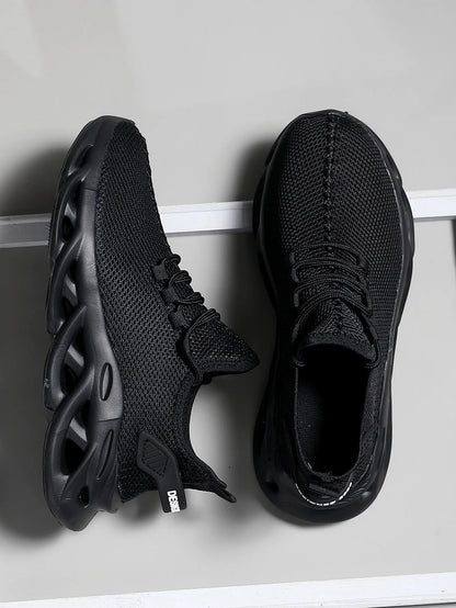 Chaussures de sport homme pour course et jogging — Sneakers décontractées noires ou marron — Mesh respirant, légères, absorption des chocs — Chaussures tennis et outdoor femme🚚 Livraison rapide en 8 à 12 jours o FelizShop