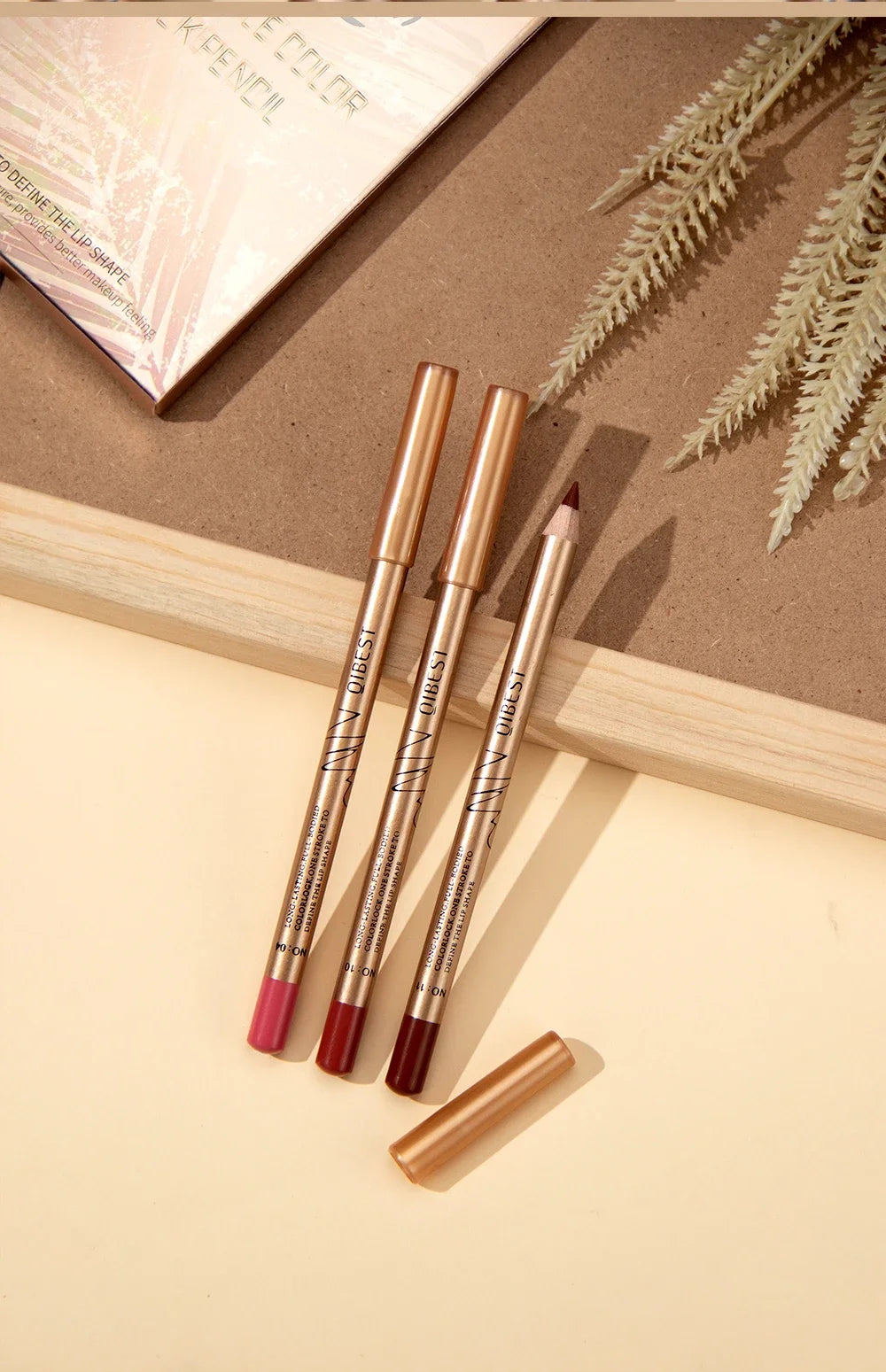 Set 12 Crayons à Lèvres Mat – Waterproof & Longue Tenue | Lip Liner Non-Transfert pour Contour Précis & Maquillage Parfait🚚 Livraison rapide FelizShop