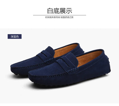 Chaussures homme 38–50 – Chaussures décontractées en cuir véritable – Mocassins tendance pour homme – Slip-on, chaussures plates pour conduite🚚 Livraison rapide en 8 à 12 jours ouvrés depuis la France FelizShop