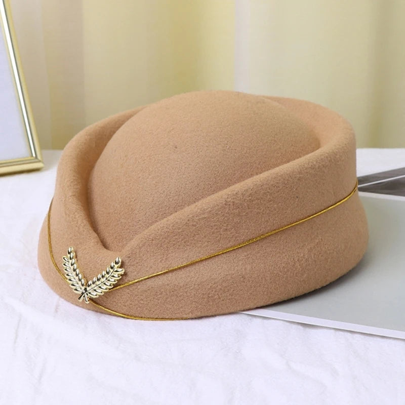 Chapeau Hôtesse de l’Air – Accessoire Uniforme & Cosplay Élégant Femme FelizShop