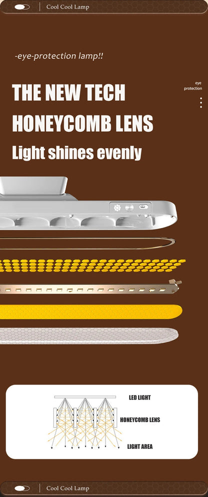 LED Table Lamp Magnetic Hanging USB Rechargeable Desk Lamp 3 Color Reading Light Dimmable Cabinet Closet Wardrobe Night Light 🚚 Livraison rapide en 8 à 12 jours ouvrés depuis la France FelizShop