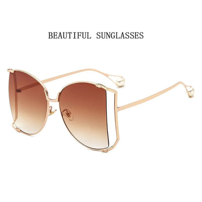 sunglasses Women 2024 Vacation Luxury Oversized Fashion Glasses Sunscreen Luxe Femme Lentes De Sol Mujer Lunette Soleil Femme 🚚 Livraison rapide en 8 à 12 jours ouvrés depuis la France FelizShop