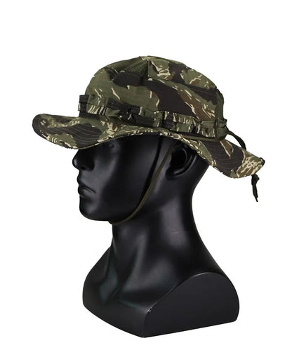 Nouvelle casquette 2025 camouflage tactique – Casquette de type Bonnie à poche carrée – Chapeau bob multicam pour la pêche, la randonnée et les activités de plein air – Protection solaire🚚 Livraison rapide FelizShop