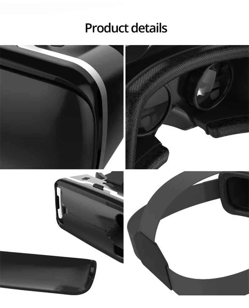 Casque VR Shinecon 10.0 – Lunettes de réalité virtuelle 3D pour smartphone. Vision binoculaire immersive, compatible jeux vidéo, films et applications VR.🚚Livraison gratuite rapide et sécurisé FR FelizShop