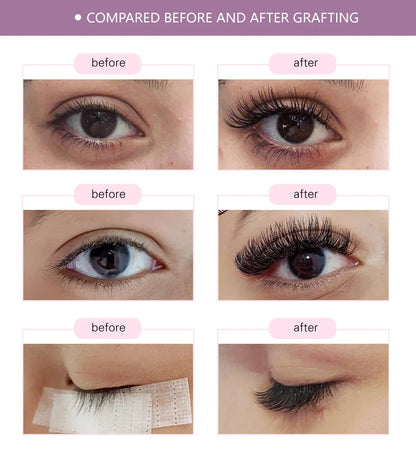 Extensions de Cils Individuels NAGARAKU – Cils Naturels Doux en Soie Synthétique | Haute Qualité Maquillage Pro🚚 Livraison rapide FelizShop
