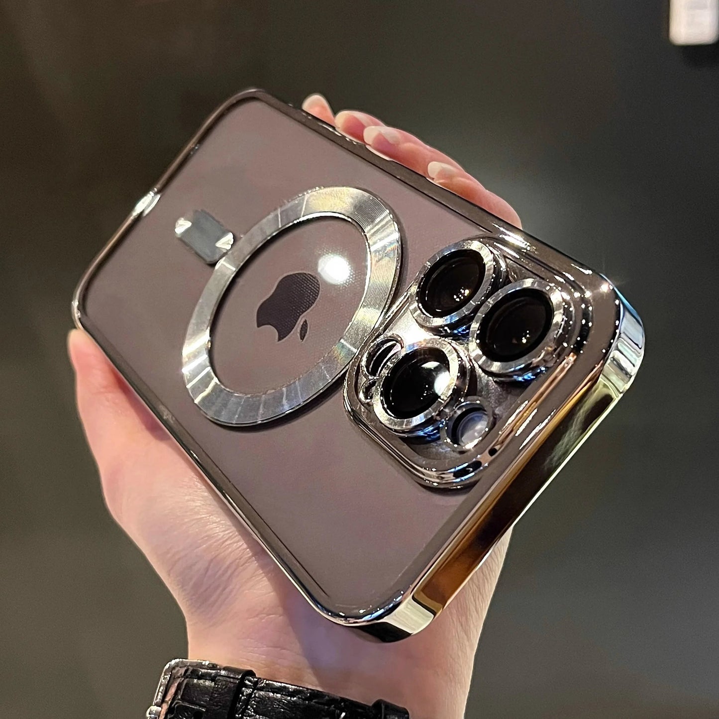 Coque Transparente Magnétique Luxe – iPhone 11 à 16 Pro Max | Compatible MagSafe & Anti-Choc🚚 Livraison rapide en 8 à 12 jours ouvrés depuis la France FelizShop