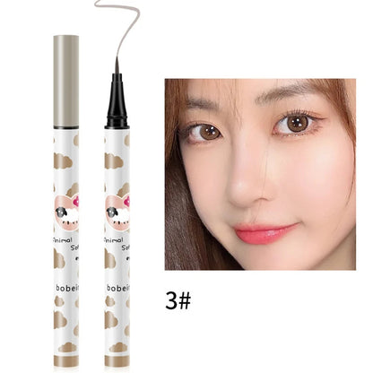 Eyeliner Liquide Waterproof – Séchage Rapide, Longue Tenue | Noir & Brun, Pointe Précise, Effet Cils de Soie🚚 Livraison rapide FelizShop