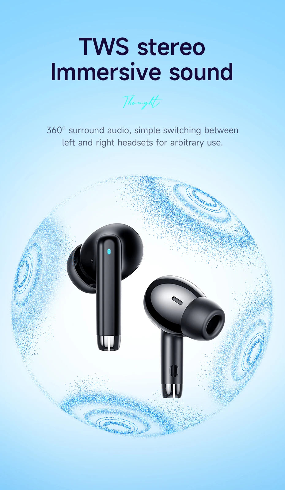EQ2 Écouteurs Sans Fil TWS – Bluetooth, Étanches & Contrôle Tactile | Micro HD & Appels Clairs🚚 Livraison rapide en 8 à 12 jours ouvrés depuis la France FelizShop