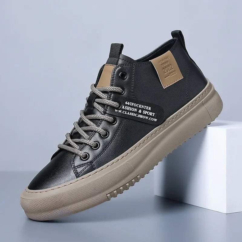 Sneakers Homme 2024 – Chaussures en Cuir Haut de Gamme à Lacets | Style Luxe & Semelle Rehaussante
🚚 Livraison rapide en 8 à 12 jours ouvrés depuis la France FelizShop