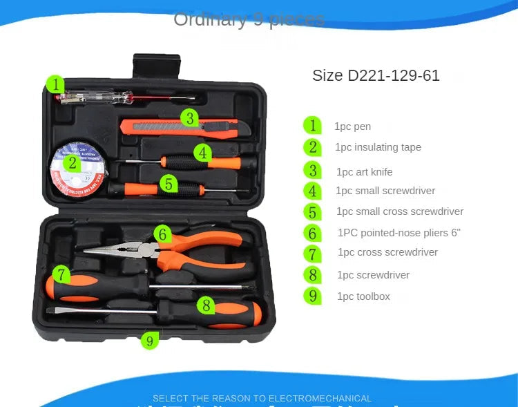 Boîte à Outils Multifonction Étanche – Coffret de Réparation Maison FelizShop