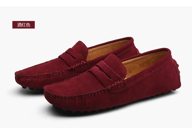 Chaussures homme 38–50 – Chaussures décontractées en cuir véritable – Mocassins tendance pour homme – Slip-on, chaussures plates pour conduite🚚 Livraison rapide en 8 à 12 jours ouvrés depuis la France FelizShop