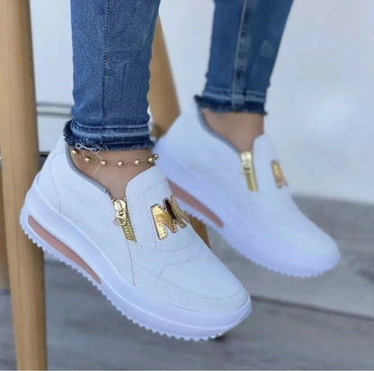 Chaussures à Semelle Épaisse pour Femme – Mocassins Mode Décontractés à Enfiler, Sneakers Tendance pour Ville, Loafers Sport Style Tennis🚚 Livraison rapide en 8 à 12 jours ouvrés depuis la France FelizShop