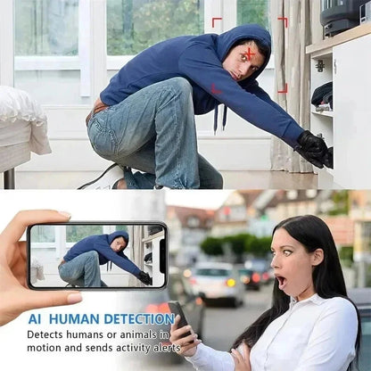 Caméra de Surveillance Mini WiFi 1080P HD – Caméra Intelligente d’Intérieur avec Vision Nocturne, Détection Humaine AI, Audio/Vidéo Sans Fil, Sécurité Domestique 
🚚 Livraison rapide en 8 à 12 jours ouvrés FelizShop