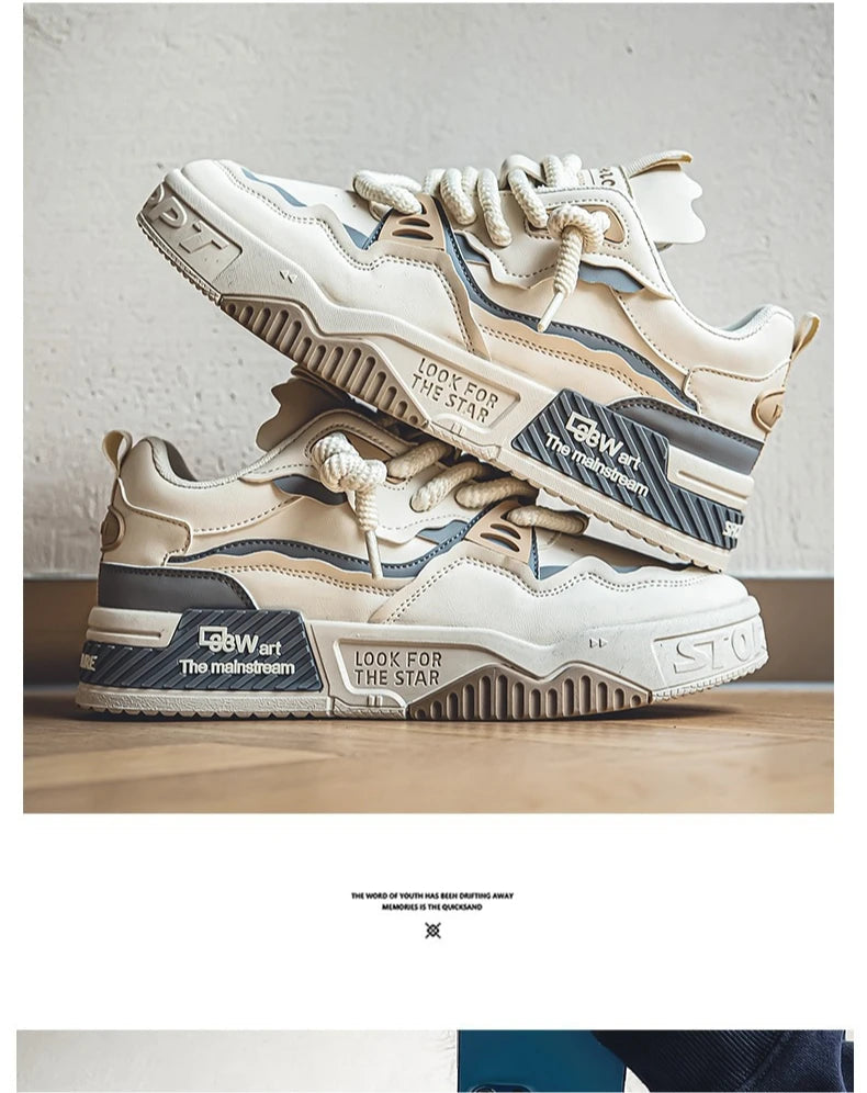 Baskets Chunky Homme 2025 – Sneakers Streetwear à Semelle Épaisse Antidérapante | Style Tendance Jeune & Urbain🚚 Livraison rapide en 8 à 12 jours ouvrés depuis la France FelizShop