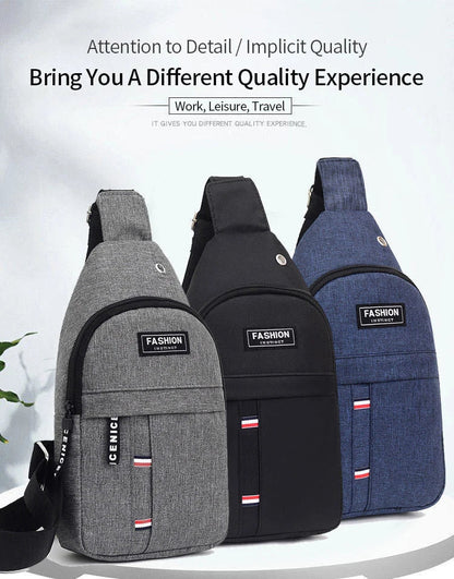 Banane Homme Imperméable – Grande Capacité & Sangle Ajustable
 env. 30 cm (L) x 15 cm (H) x 10 cm (P)
Matériaux : tissu Oxford imperméable + fermetures éclair renforcées
Capacité : plusieurs poches zippées pour té FelizShop