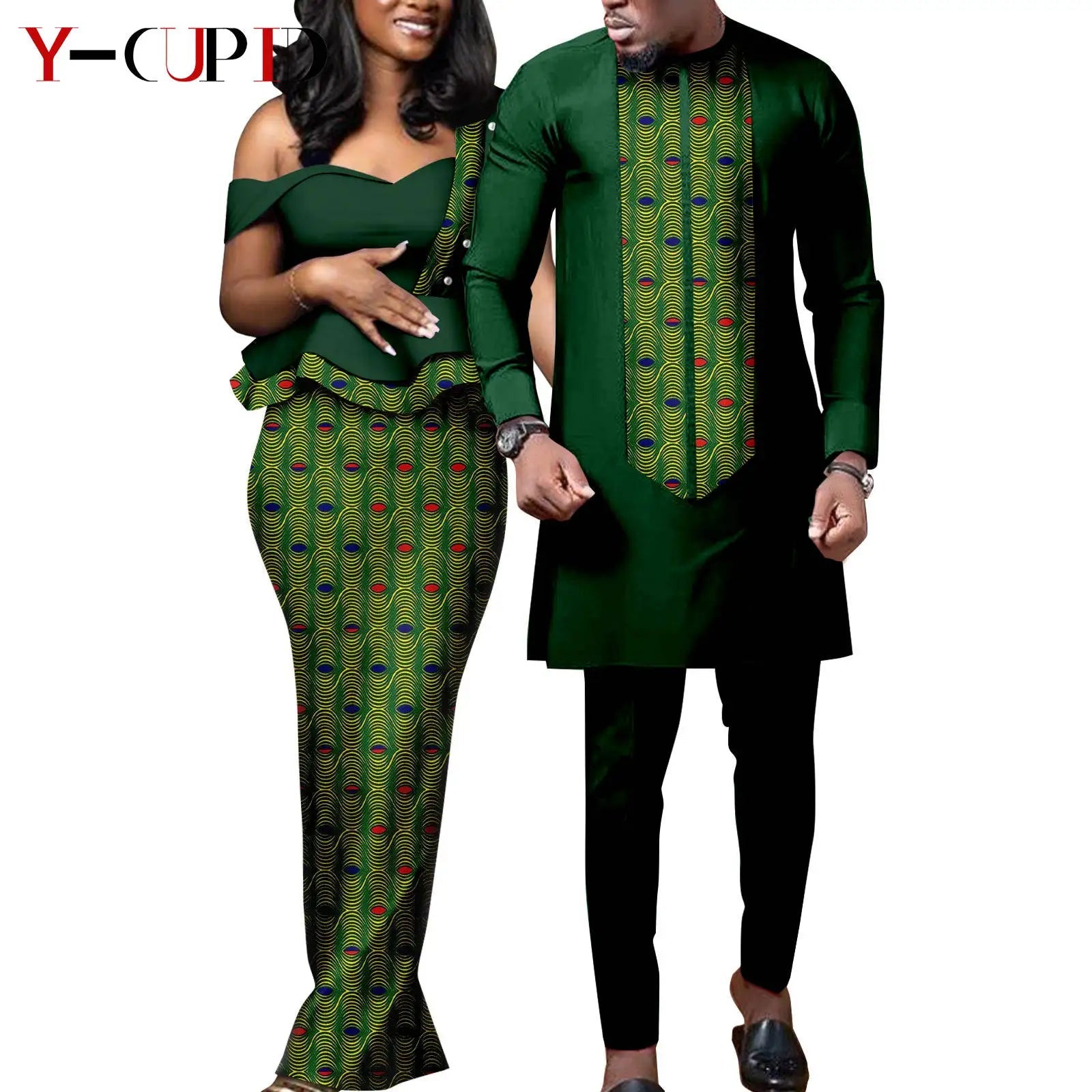 Tenue Africaine Couple – Robe Femme & Ensemble Homme FelizShop