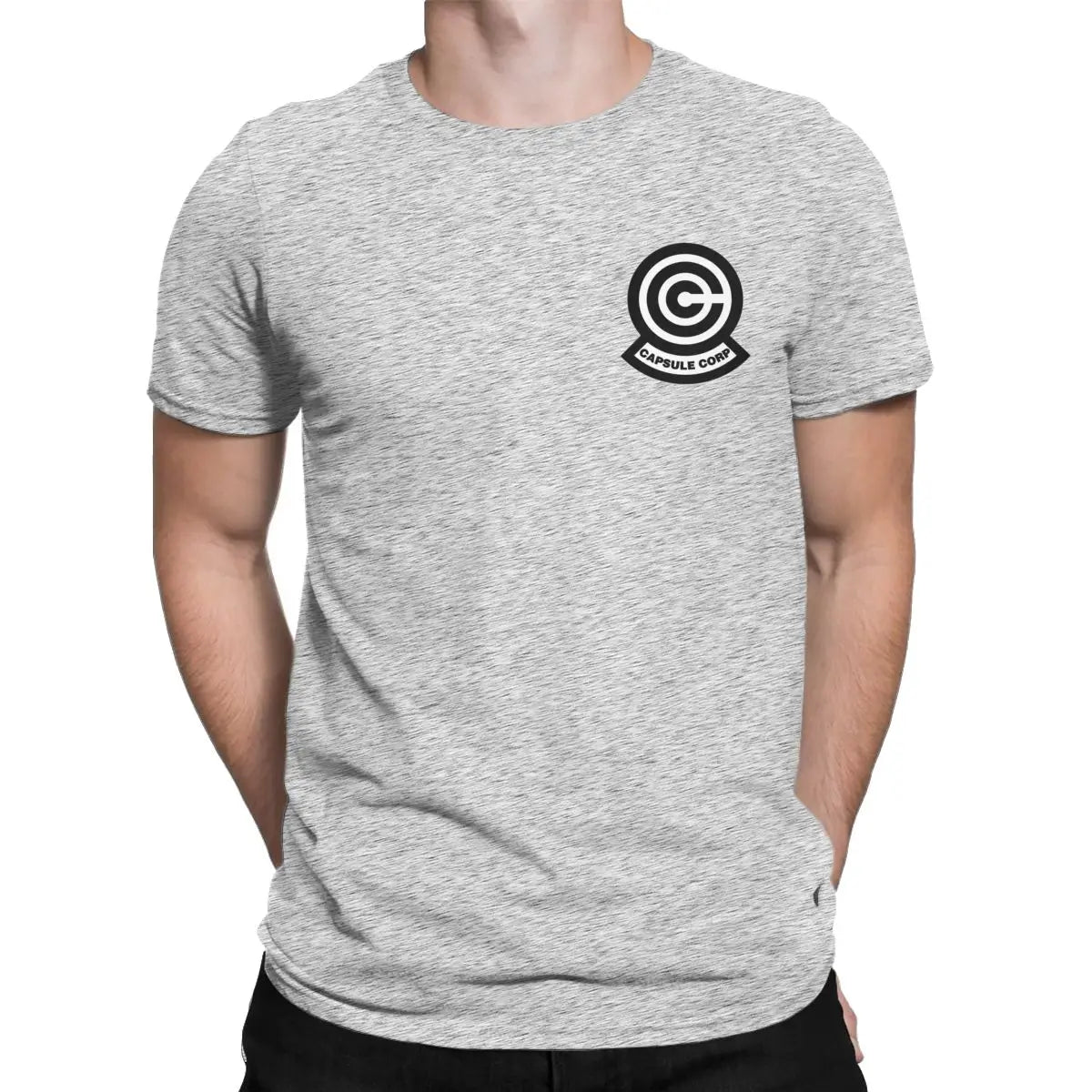 T-shirt Homme Capsule Corp – 100% Coton – Style Geek & Décontracté🚚 Livraison rapide en 8 à 12 jours ouvrés depuis la France FelizShop