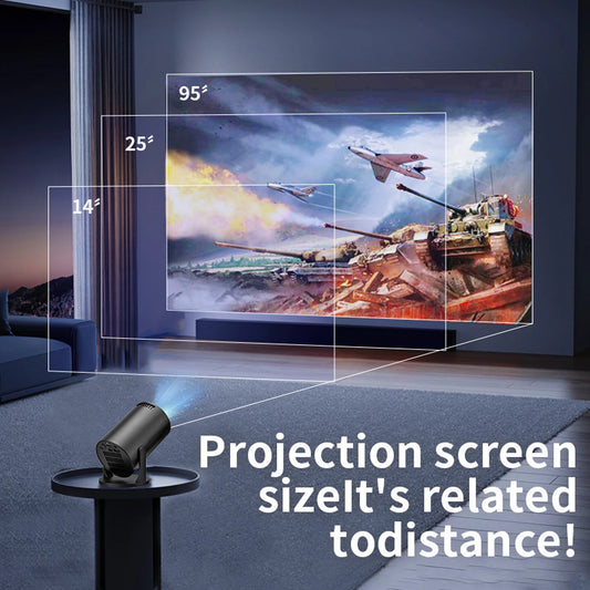 Mini Projecteur LED Noir – 8000 lumens, Compatible USB & TV Stick, Bluetooth et Wi-Fi Intégrés, Idéal pour Films, PC, Ordinateurs Portables et Smartphones🚚 Livraison rapide en 8 à 12 jours ouvrés depuis la France FelizShop
