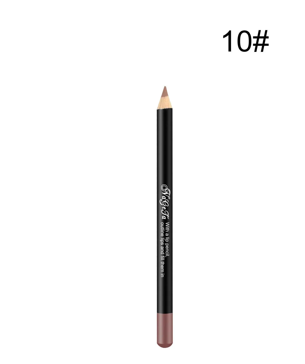 Set 12 Crayons à Lèvres Nude – Lip Liners Waterproof & Hydratants | Teintes Naturelles au Fini Mat🚚 Livraison rapide FelizShop