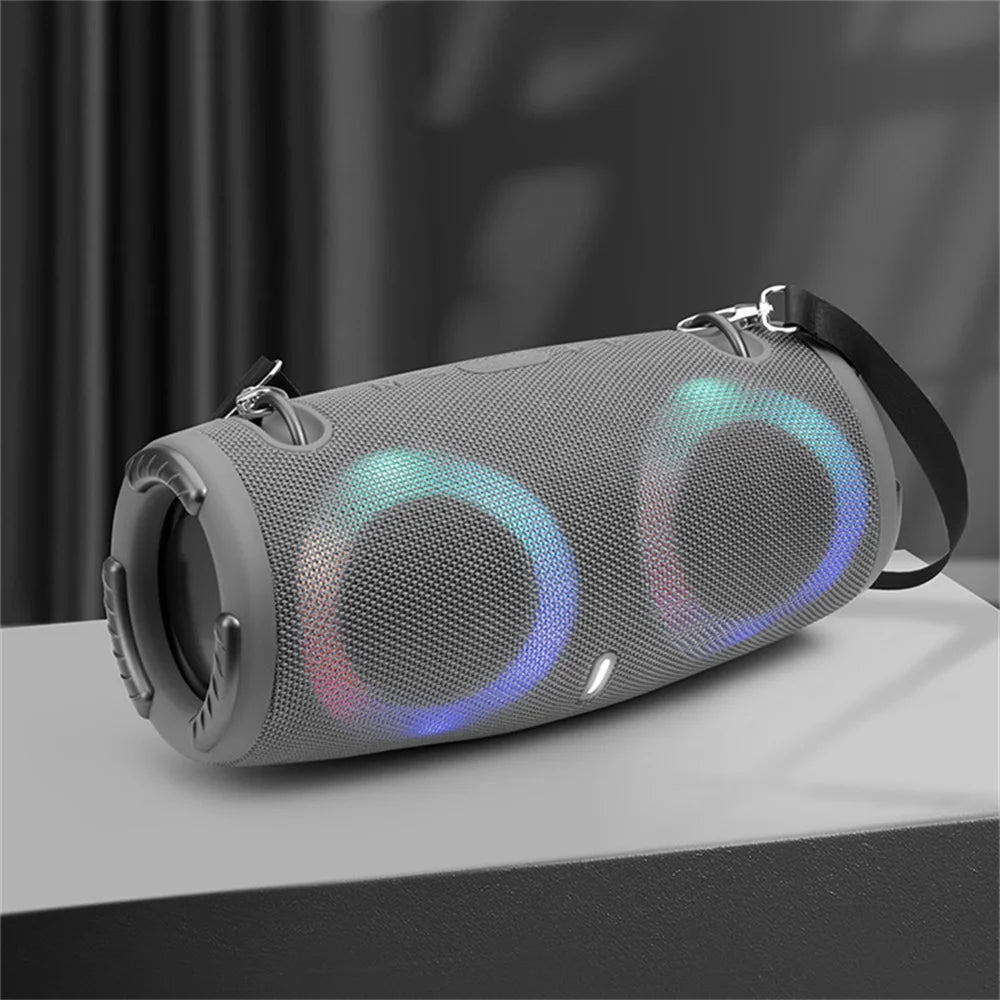 Enceinte Bluetooth Portable Étanche 100W – Son Puissant avec Lumières RGB Colorées, Subwoofer Sans Fil, Stéréo 360° Surround, TWS & Radio FM  🚚 Livraison rapide en 8 à 12 jours ouvrés depuis la France ou nos entr FelizShop