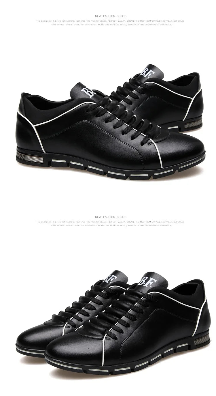 Chaussures casual pour homme — Nouveau style britannique élégant — Chaussures plates confortables et résistantes, pour toutes saisons, banquets ou usage quotidien🚚 Livraison rapide en 8 à 12 jours ouvrés depuis la FelizShop