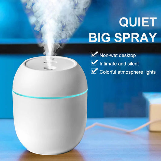 USB Mini Air Humidifier Aroma Essential Oil Diffuser For Home Car Ultrasonic Mute Mist Maker Diffuser with LED Color Lamp 🚚 Livraison rapide en 8 à 12 jours ouvrés depuis la France FelizShop