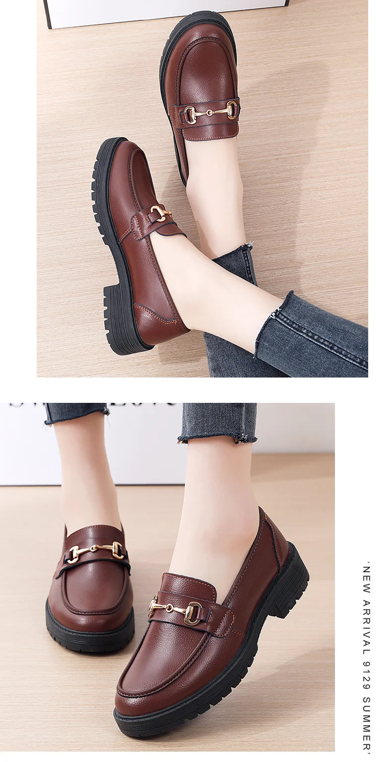Chaussures Femme Printemps 2024 – Mocassins en Cuir Plates, Baskets Décontractées et Confortables, Idéales pour le Quotidien et les Mamans🚚 Livraison rapide en 8 à 12 jours ouvrés depuis la France FelizShop