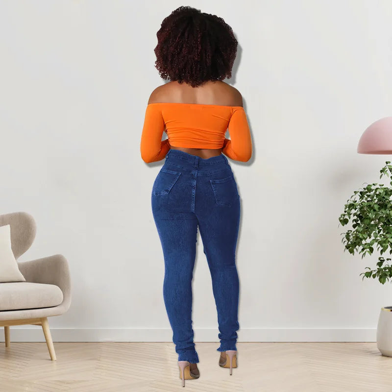 Women's Lace Up Skinny Jeans Stretch Distressed Destroyed Denim Pants Sexy Daily Date Street Going Out Night Club Party Jeans
🚚Livraison gratuite rapide et sécurisé FR FelizShop