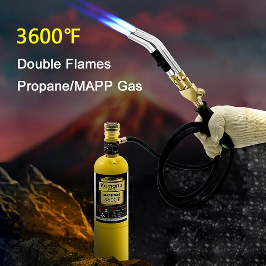Chalumeau Propane Double Jets 3600℉ avec Allumage Électronique FelizShop