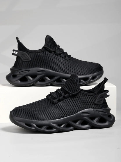Chaussures de sport homme pour course et jogging — Sneakers décontractées noires ou marron — Mesh respirant, légères, absorption des chocs — Chaussures tennis et outdoor femme🚚 Livraison rapide en 8 à 12 jours o FelizShop