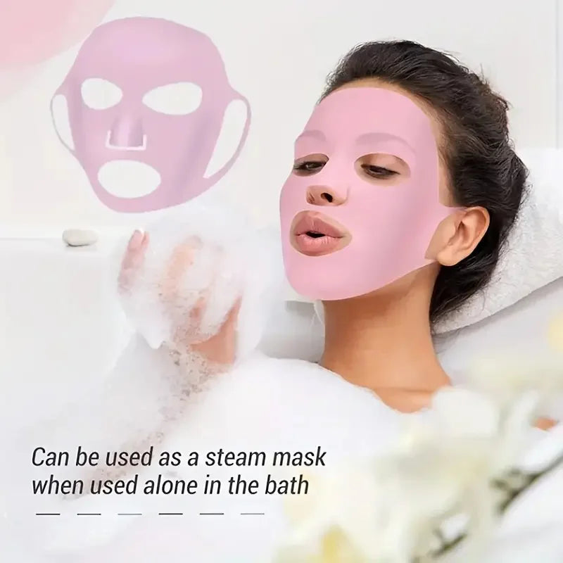 Masque en Silicone 3D Réutilisable – Couvre-Masque Anti-Évaporation pour Soins du Visage🚚 Livraison rapide en 8 à 12 jours ouvrés depuis la France FelizShop