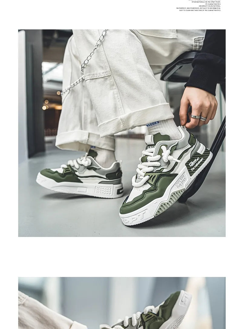 Baskets Chunky Homme 2025 – Sneakers Streetwear à Semelle Épaisse Antidérapante | Style Tendance Jeune & Urbain🚚 Livraison rapide en 8 à 12 jours ouvrés depuis la France FelizShop