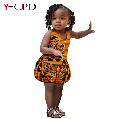 Ensemble Africain Bébé Fille – Top & Short FelizShop