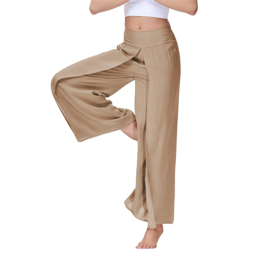 Pantalon Palazzo Femme Taille Haute – Plissé & Évasé | Style Plage
Tailles : S à XL
Matière : tissu léger, fluide et élastique
Coupe : taille haute, jambes larges évasées avec fentes latérales
Style : pantalon amp FelizShop