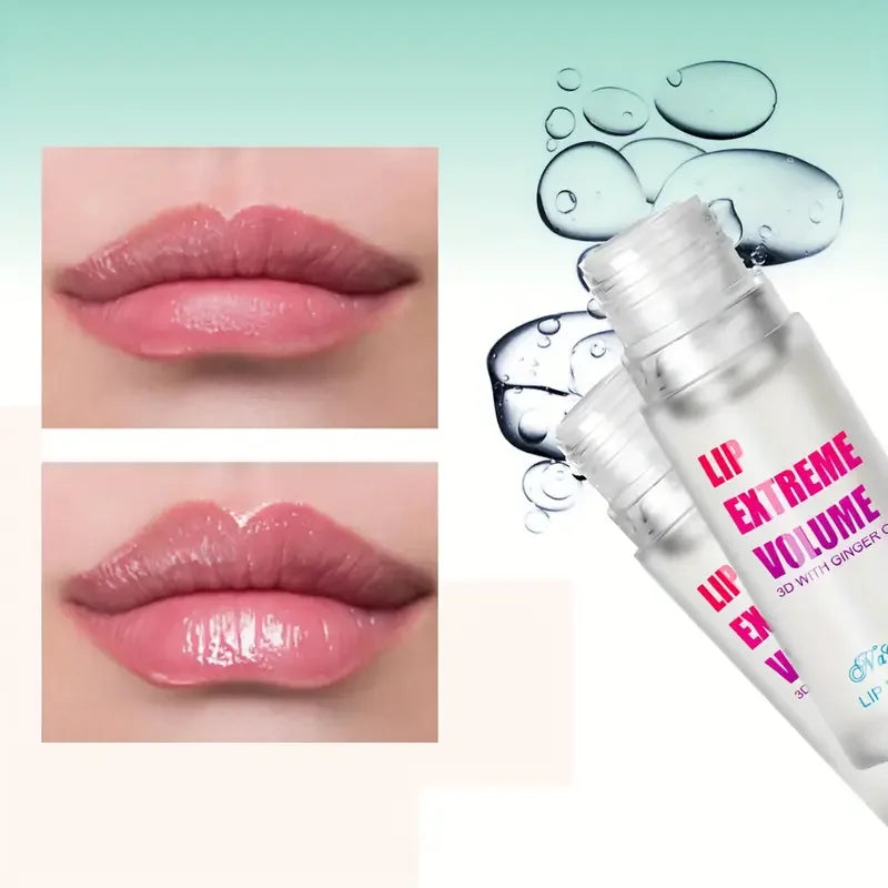 Huile Repulpante Lèvres – Gingembre & Menthe | Sérum Volumisant 1 ou 2 Pièces | Effet Pulpeux, Jeune & Sexy🚚 Livraison rapide 8 à 12 jours ouvrés FelizShop