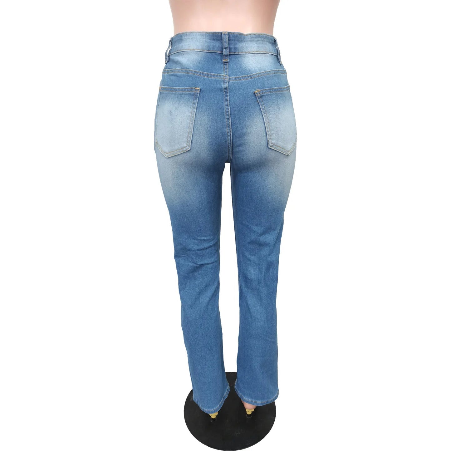 Hole Jeans Women Straight Pants Strecth High Strecth 2025 Streetwear Denims Washed Distressed Pockets Vintage Ripped Trousers
🚚Livraison gratuite rapide et sécurisé FR FelizShop