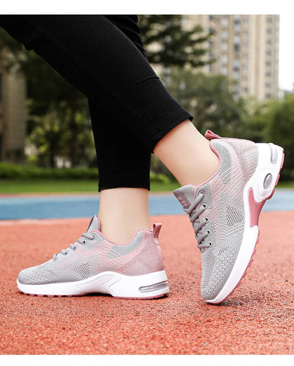 Baskets de Running Femme 2025 – Chaussures de Sport Respirantes à Coussin d’Air | Confort & Grandes Tailles🚚 Livraison rapide en 8 à 12 jours ouvrés depuis la France FelizShop