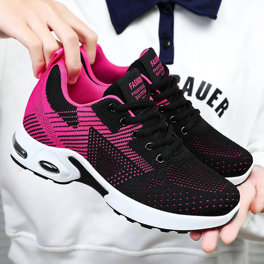 Baskets de Running Femme 2025 – Chaussures de Sport Respirantes à Coussin d’Air | Confort & Grandes Tailles🚚 Livraison rapide en 8 à 12 jours ouvrés depuis la France FelizShop
