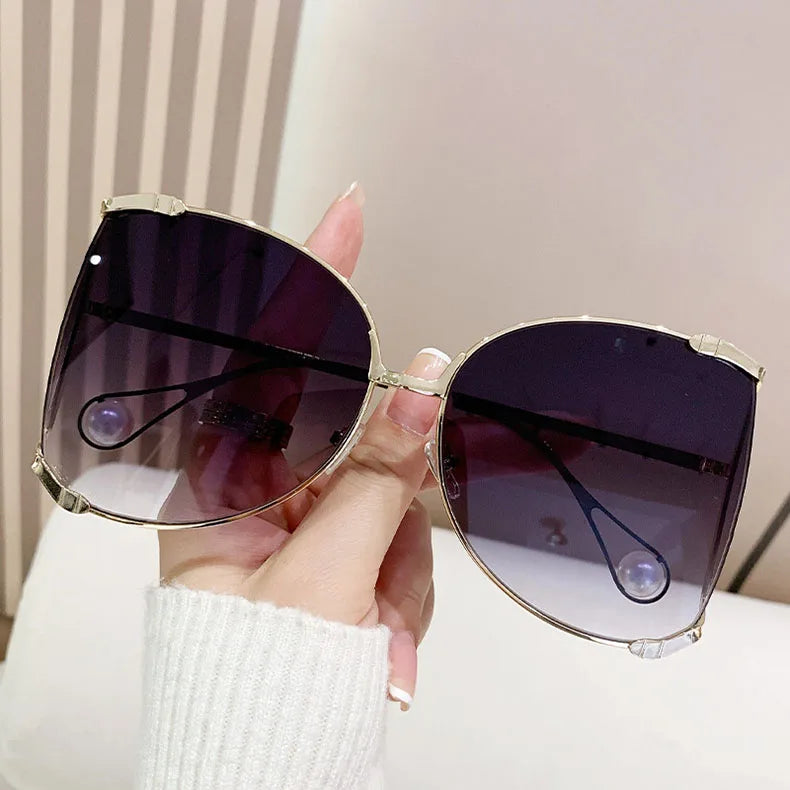 sunglasses Women 2024 Vacation Luxury Oversized Fashion Glasses Sunscreen Luxe Femme Lentes De Sol Mujer Lunette Soleil Femme 🚚 Livraison rapide en 8 à 12 jours ouvrés depuis la France FelizShop