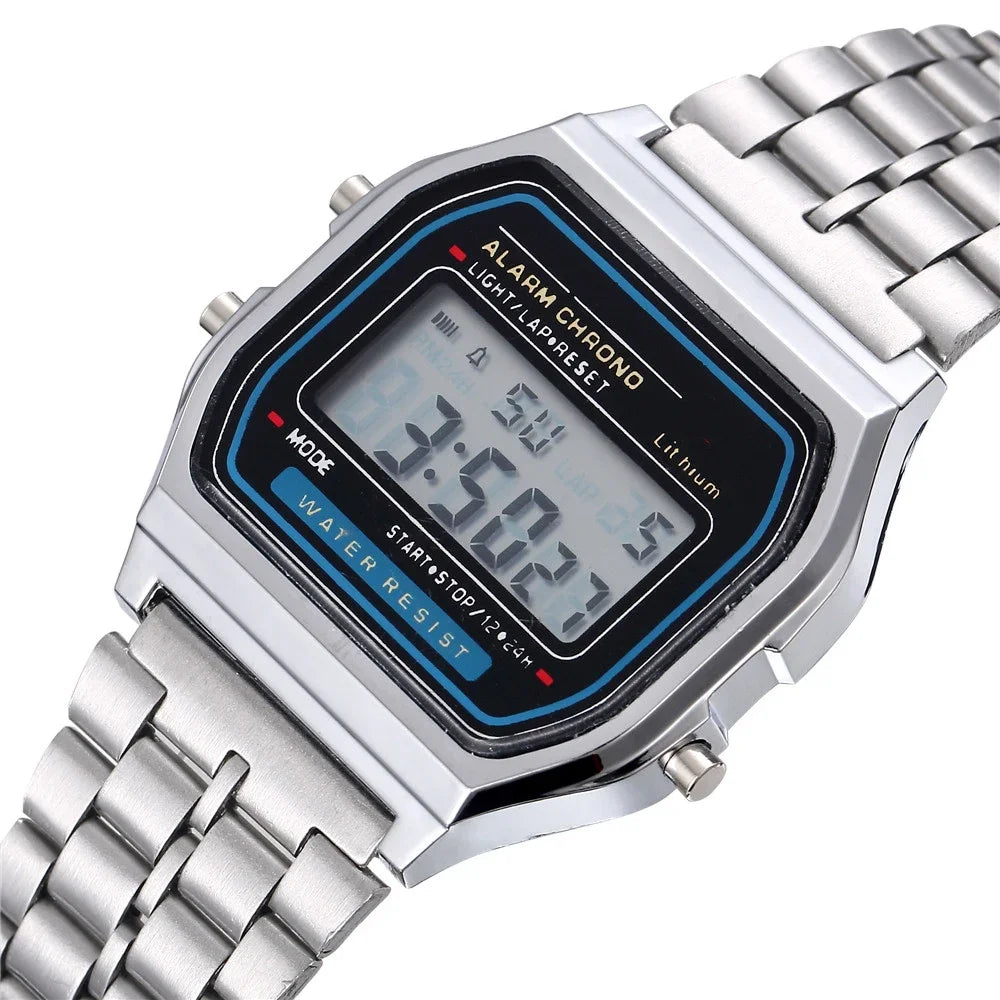 Montre Digitale LED 2025 – Sport & Waterproof – Unisexe, Style Moderne & Finition Dorée🚚 Livraison rapide en 8 à 12 jours ouvrés depuis la France FelizShop