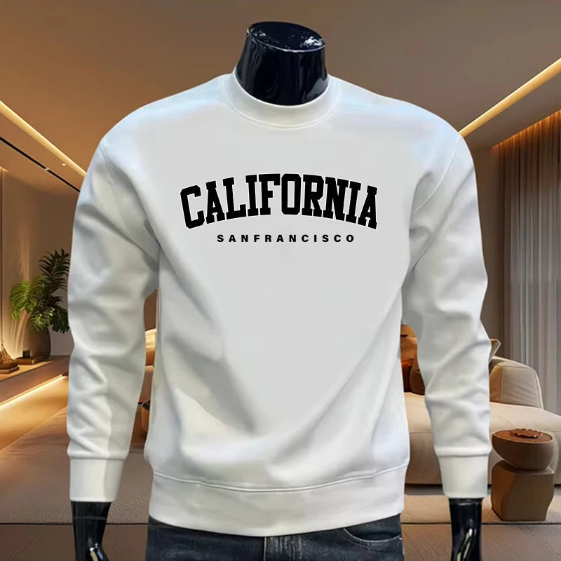 Sweat Homme California – Haut Confortable à Col Rond, Printemps & Automne, Casual & Sport, Qualité Supérieure WestCoastWear