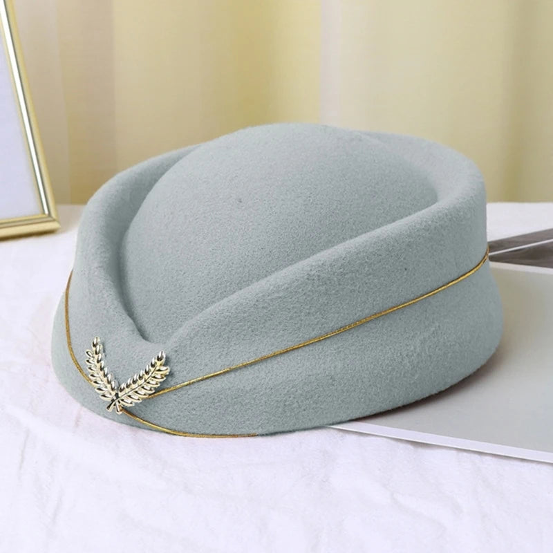 Chapeau Hôtesse de l’Air – Accessoire Uniforme & Cosplay Élégant Femme FelizShop